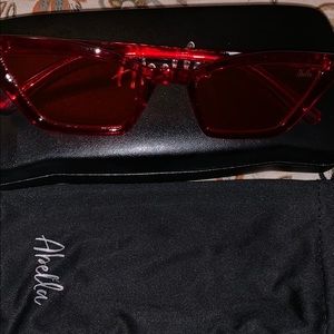 Abella eyewear glasses in Red Red